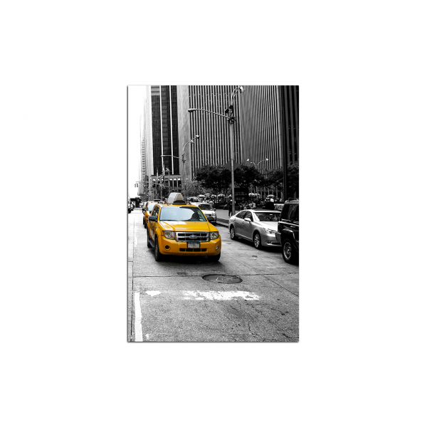 Obraz na plátně - Taxi z New Yorku - obdélník